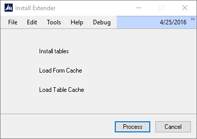 Install Tables