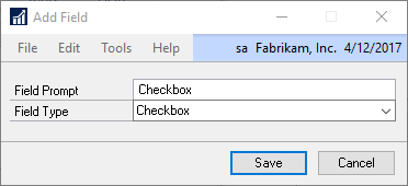 Checkbox