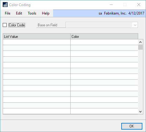 Form Navigation Color