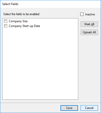 Window Enable Field