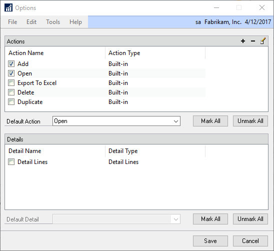 Form Navigation Options