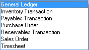 Form Create GP Transaction Types