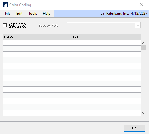 Form Navigation Color