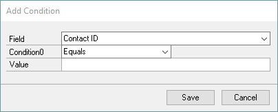 Form Add Condition Action