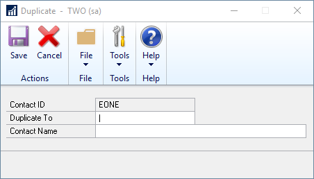 Form Duplicate Record