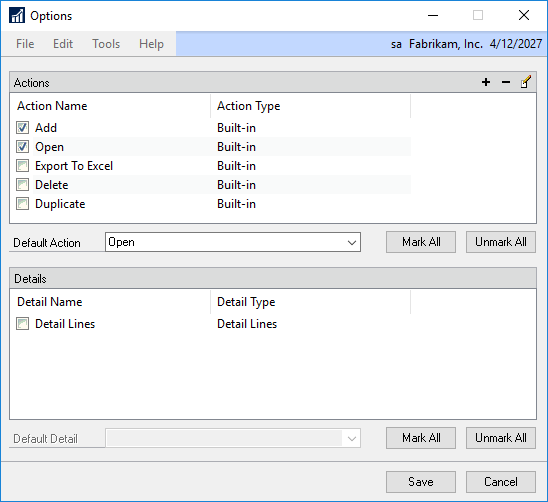 Form Navigation Options