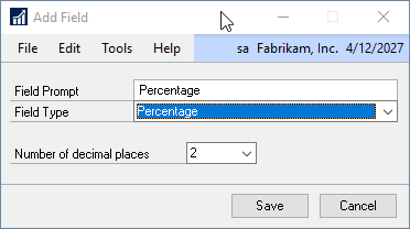 Percentage