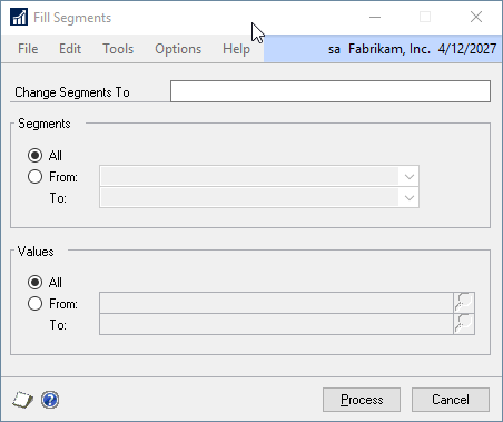 Fill Segments