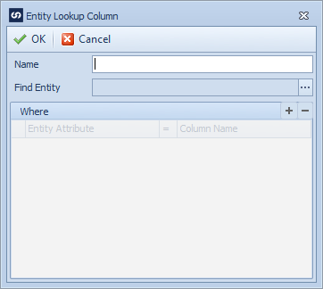 CRM Entity Lookup Column