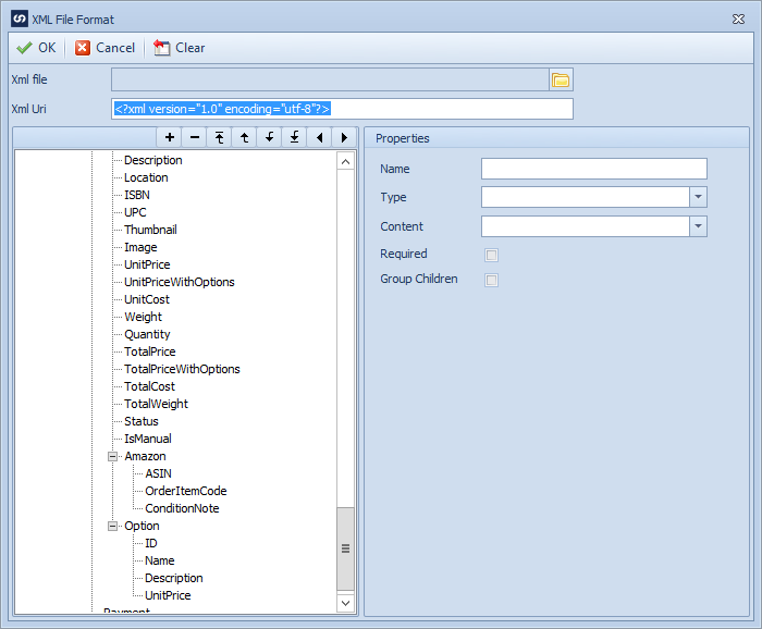 XML File Format