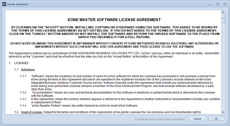 License Agreement