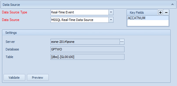 Real Time MSSQL Data Source in Map