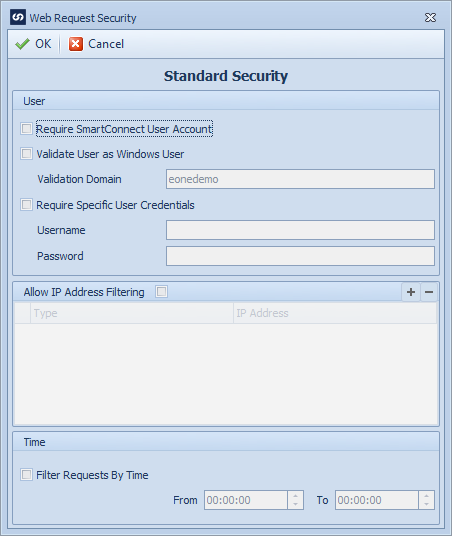 Web Request Standard Security