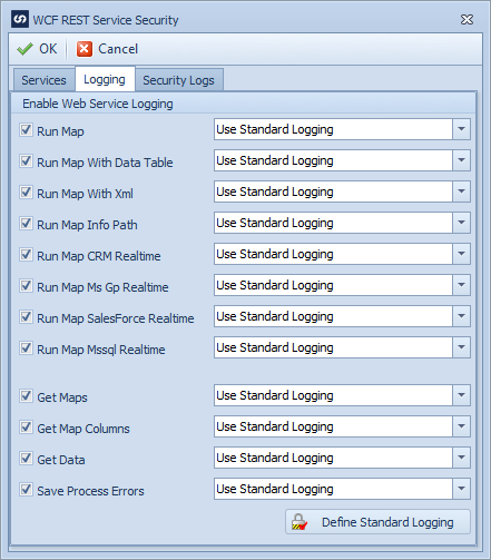 WCF Rest Service Security Logging