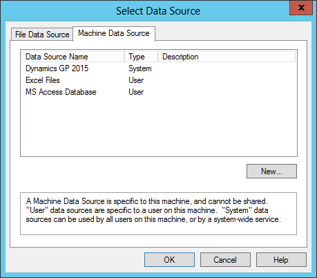 Machine Data Source