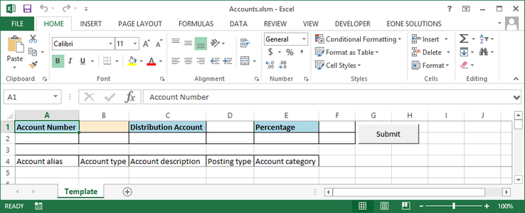 Excel Template GP