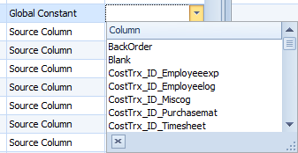 Global Constant Column