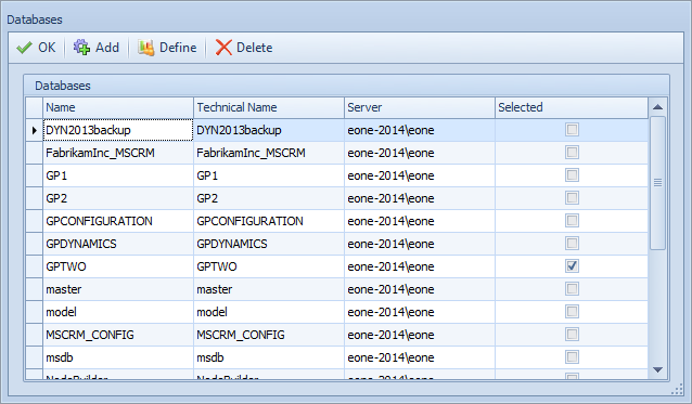 Destination Databases