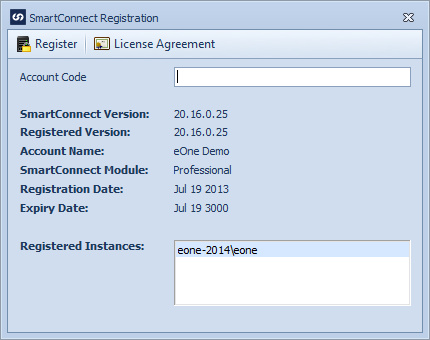 SmartConnect Registration