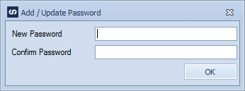 Add - Update Password