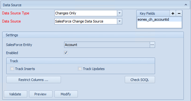 Salesforce Change Data Source