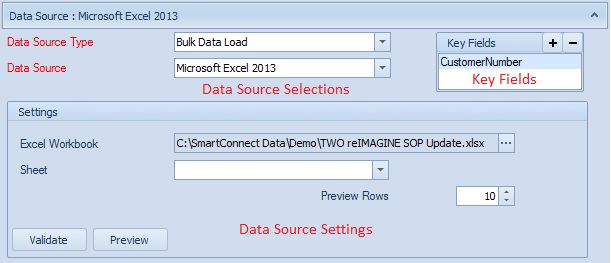 Data Source Settings