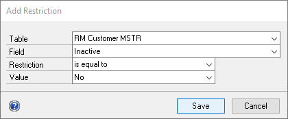 NLB Restriction Setup