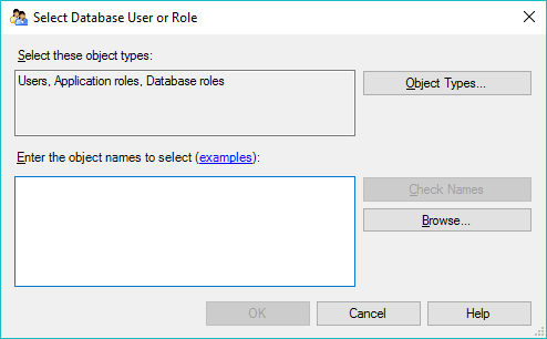 ERB Select Database User