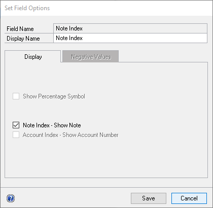 ERB Note Index