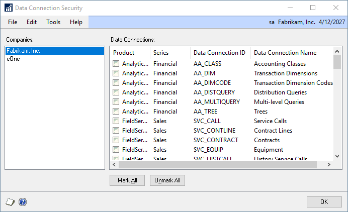 Data Connection Security