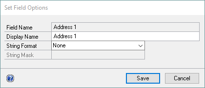 NLB Set Field Options String