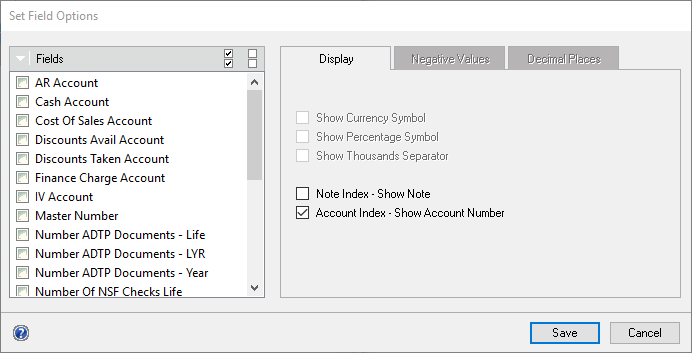 SLB Account Field Options 2