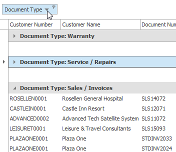 Group Sort External