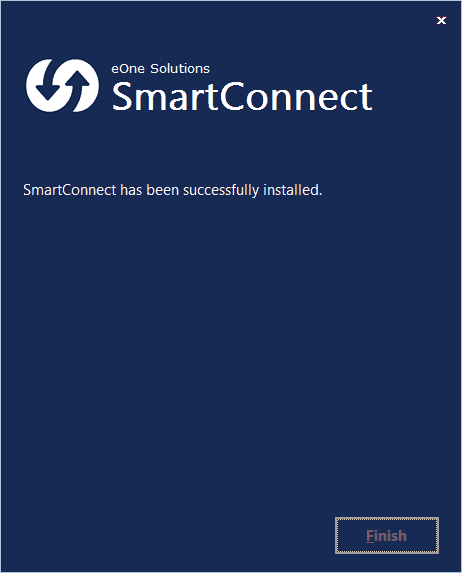 SmartConnect Install Successful